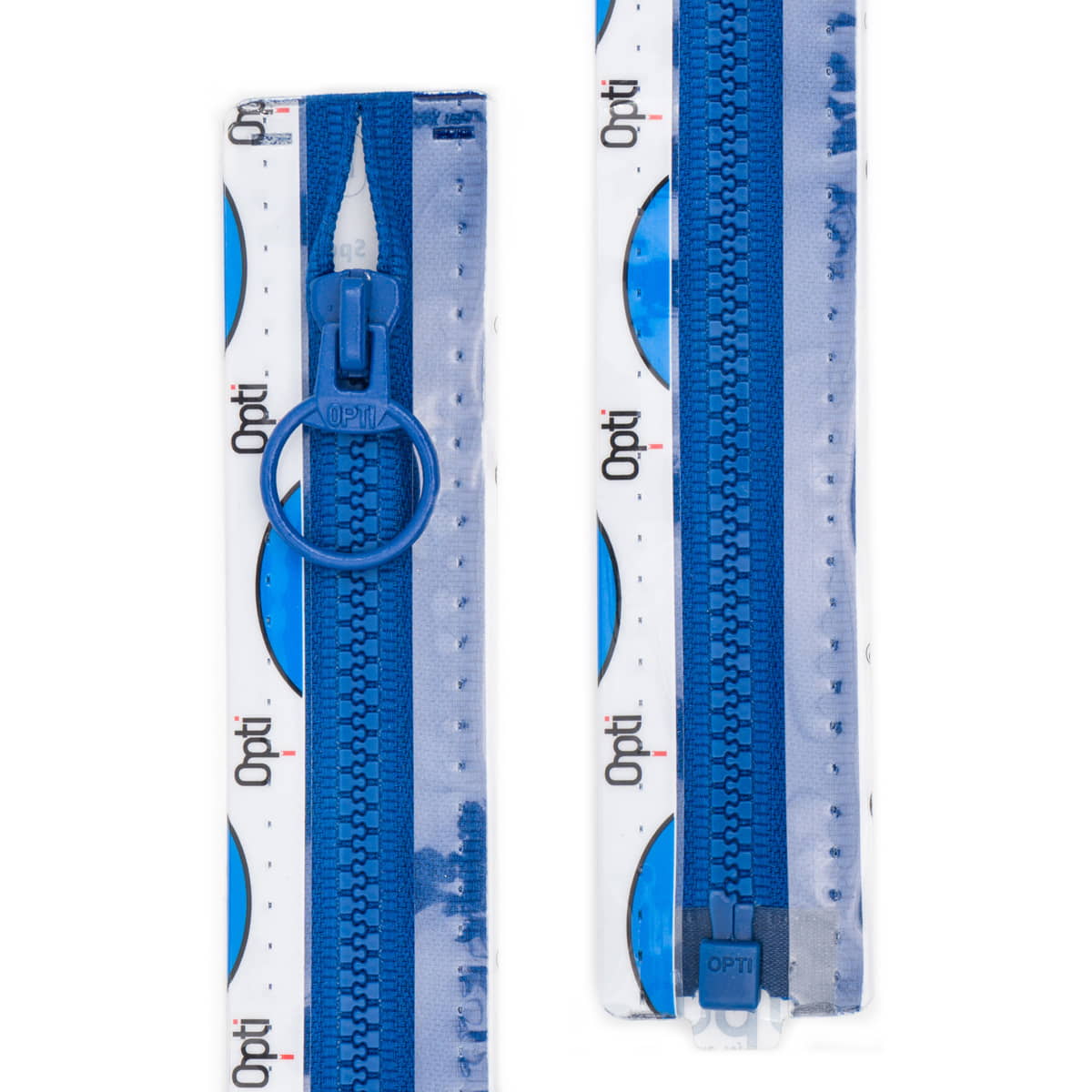 Rits deelbaar | Opti | plastic P40 | 18 cm | 215 kobalt blauw Deelbare Rits OPTI - D - P40 - 18 - CM - 215 - KOBALT - BLAUW