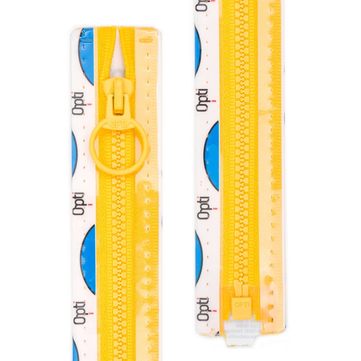 Rits deelbaar | Opti | plastic P40 | 18 cm | 645 geel Deelbare Rits OPTI - D - P40 - 18 - CM - 645 - GEEL