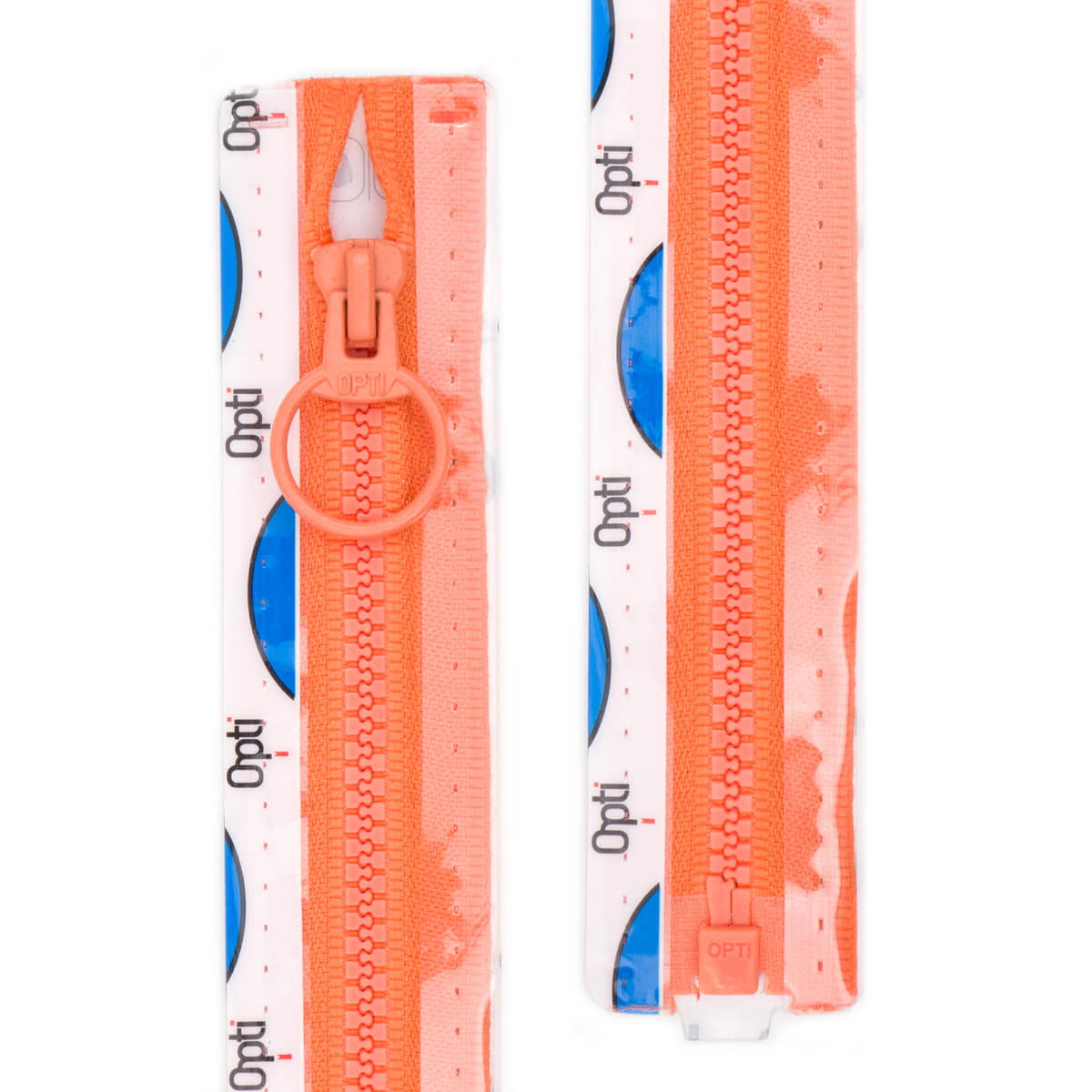 Rits deelbaar | Opti | plastic P40 | 18 cm | 693 oranje Deelbare Rits OPTI - D - P40 - 18 - CM - 693 - ORANJE