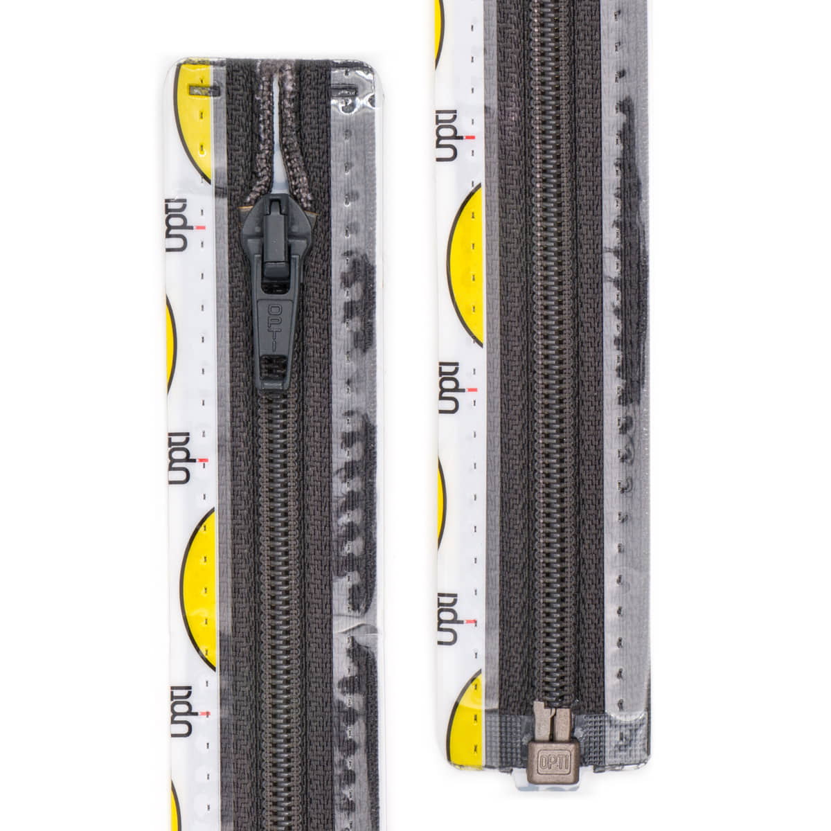 Rits deelbaar | Opti | spiraal S60 | 30 cm | 001 antraciet Deelbare Rits OPTI - D - S60 - 30 CM - 001 - ANTRACIET