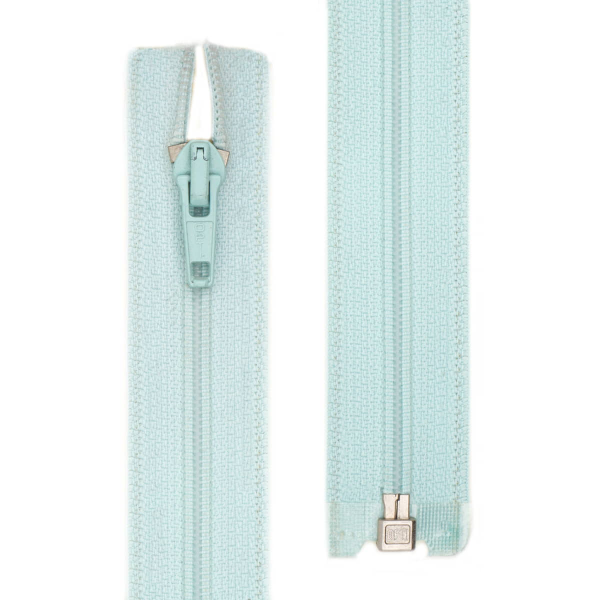 Rits deelbaar | Opti | spiraal S60 | 30 cm | 369 mint Deelbare Rits OPTI - D - S60 - 30 CM - 369 - MINT