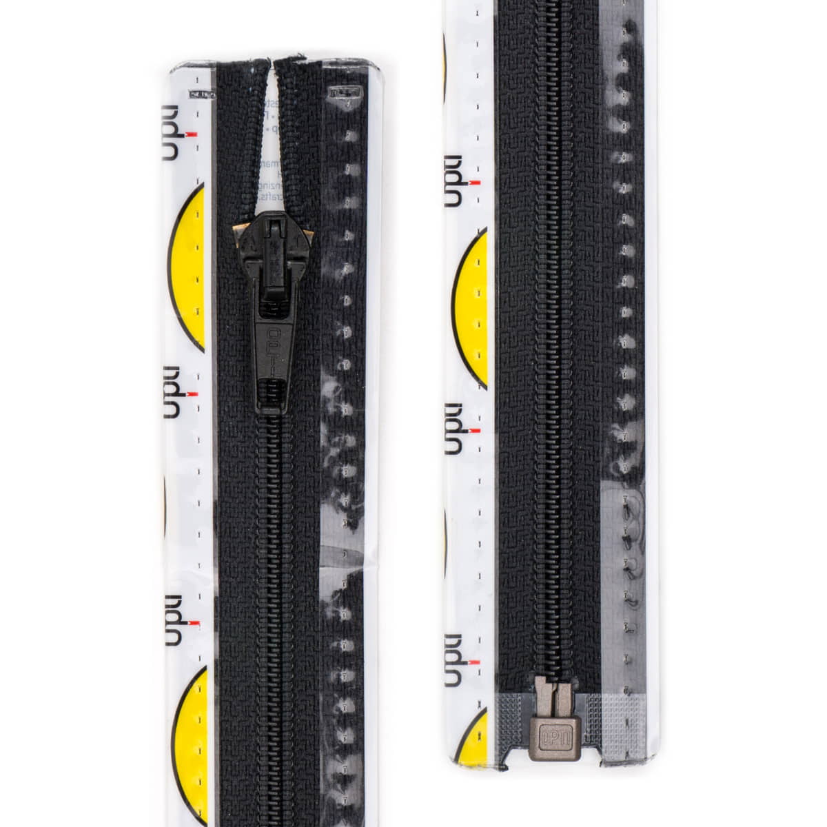 Rits deelbaar | Opti | spiraal S60 | 35 cm | 000 zwart Deelbare Rits OPTI - D - S60 - 35 CM - 000 - ZWART 4008003135008