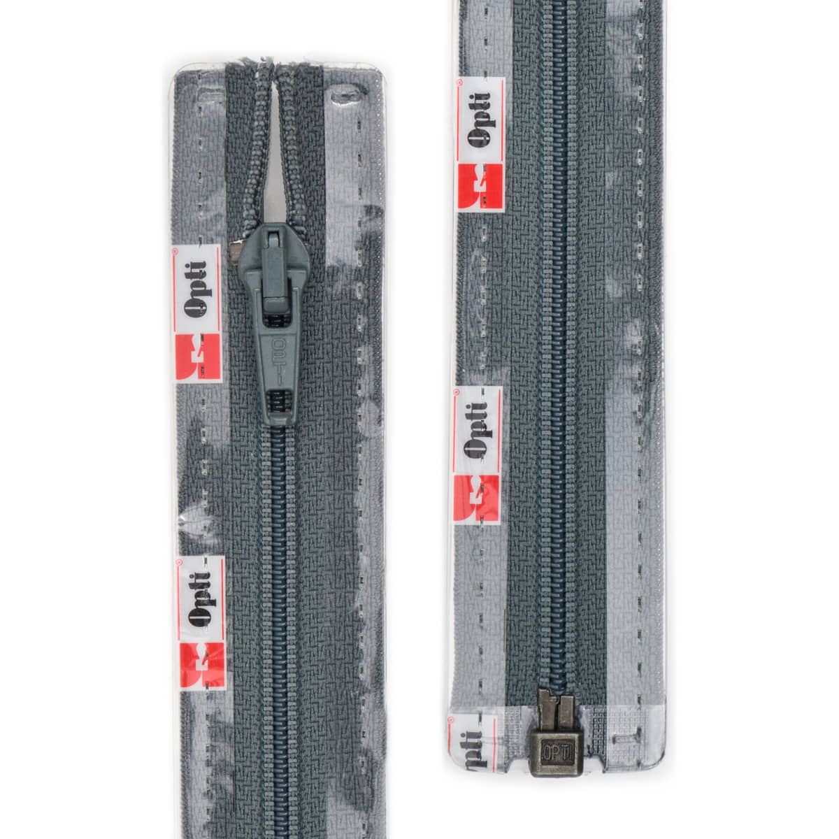 Rits deelbaar | Opti | spiraal S60 | 35 cm | 002 grijs Deelbare Rits OPTI - D - S60 - 35 CM - 002 - GRIJS