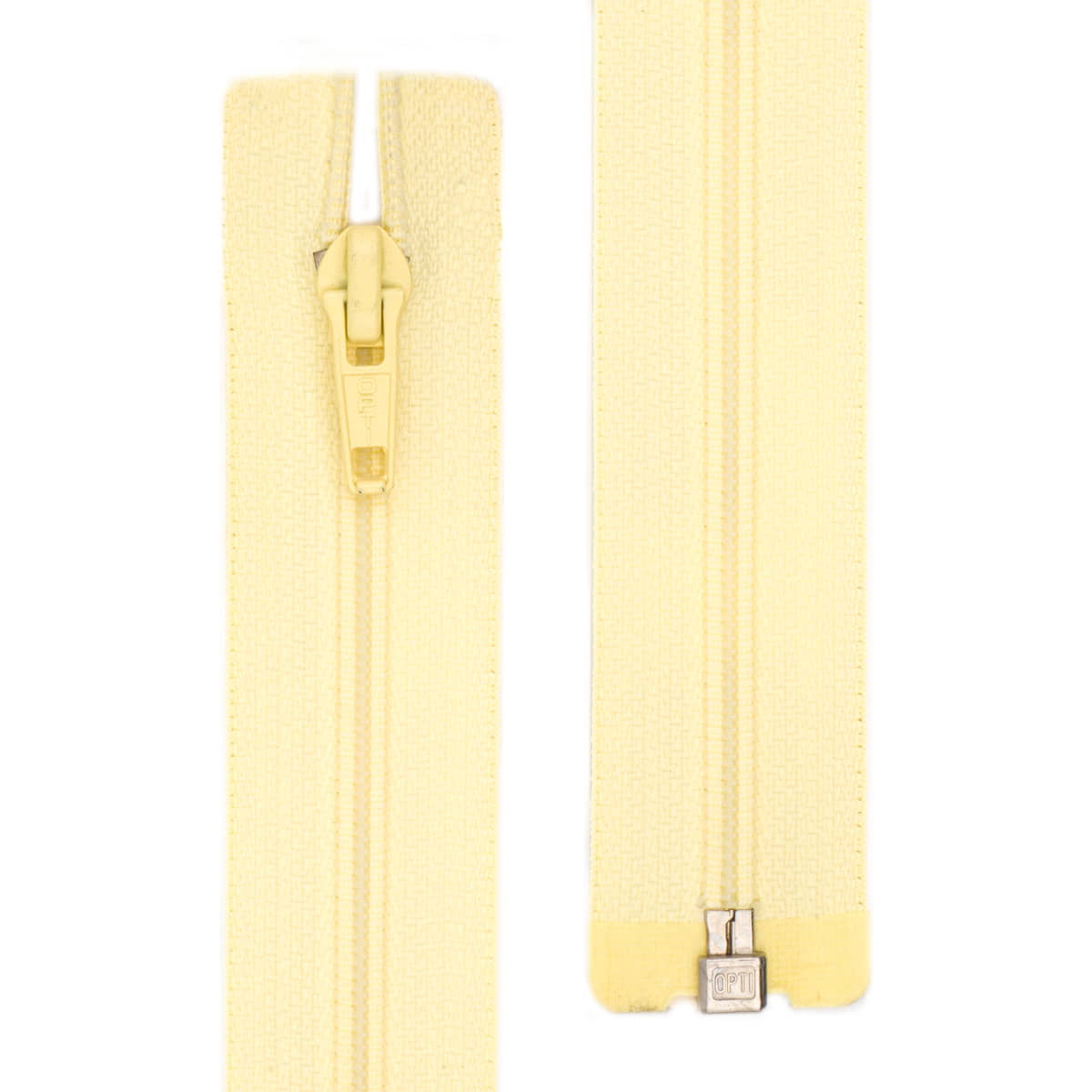 Rits deelbaar | Opti | spiraal S60 | 35 cm | 638 eigeel Deelbare Rits OPTI - D - S60 - 35 CM - 638 - EIGEEL