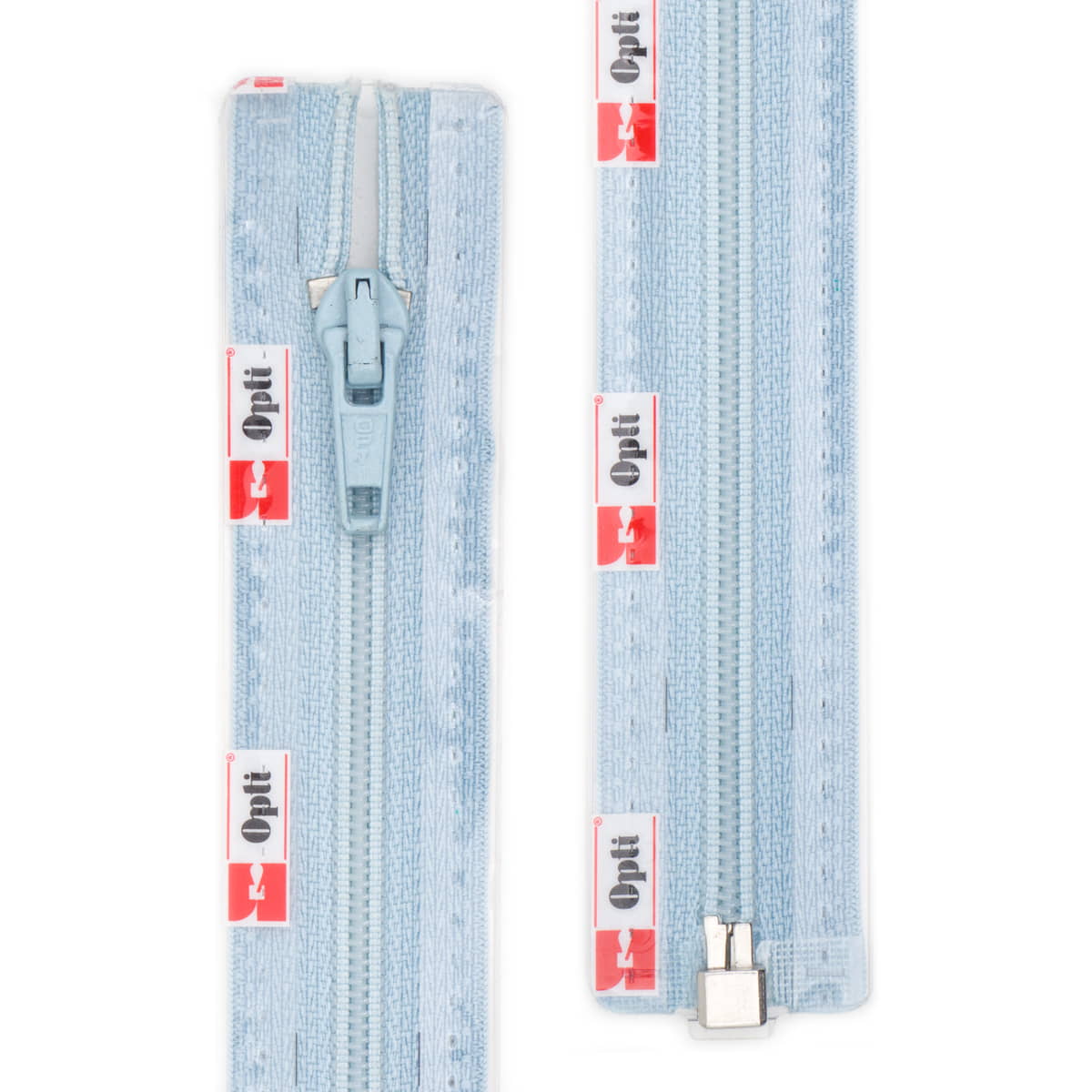 Rits deelbaar | Opti | spiraal S60 | 40 cm | 259 baby blauw Deelbare Rits OPTI - D - S60 - 40 CM - 259 - BABY BLAUW