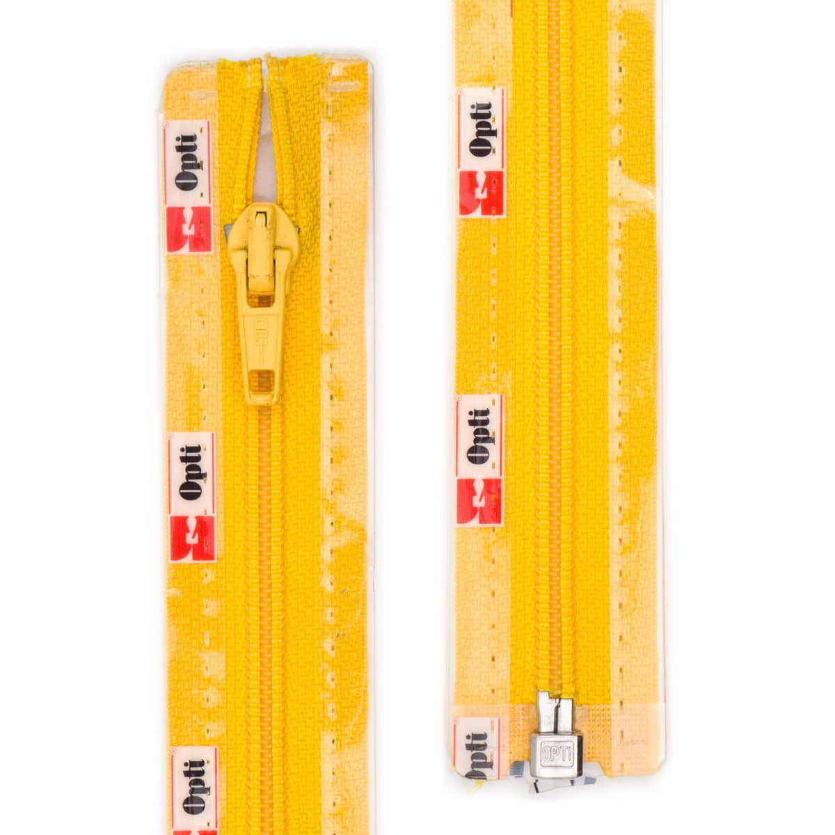 Rits deelbaar | Opti | spiraal S60 | 50 cm | 645 geel Deelbare Rits OPTI - D - S60 - 50 CM - 645 - GEEL