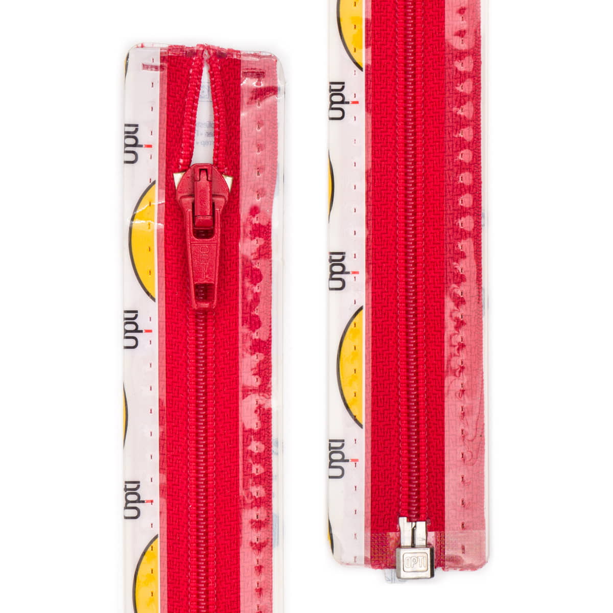 Rits deelbaar | Opti | spiraal S60 | 65 cm | 722 rood Deelbare Rits OPTI - D - S60 - 65 CM - 722 - ROOD