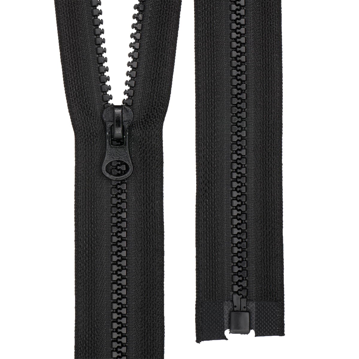 Rits deelbaar | plastic 5 | 50 cm | zwart Deelbare Rits RITS - D - 5 - 50 - CM - 580 - ZWART