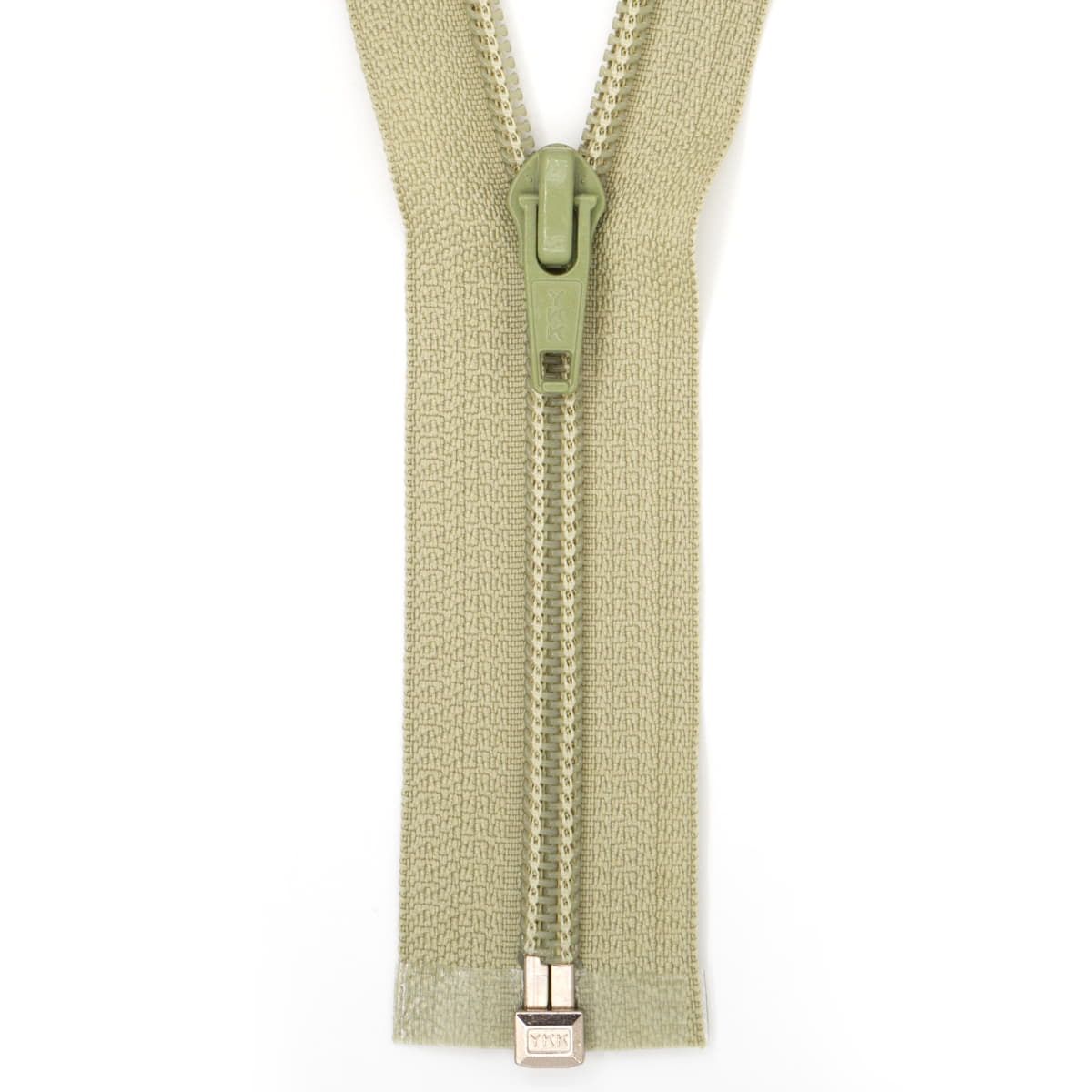 Rits deelbaar | YKK| spiraal #5 | 35 cm | faalgroen Deelbare Rits RITS - DB - SP5 - 35 - FAALGROEN