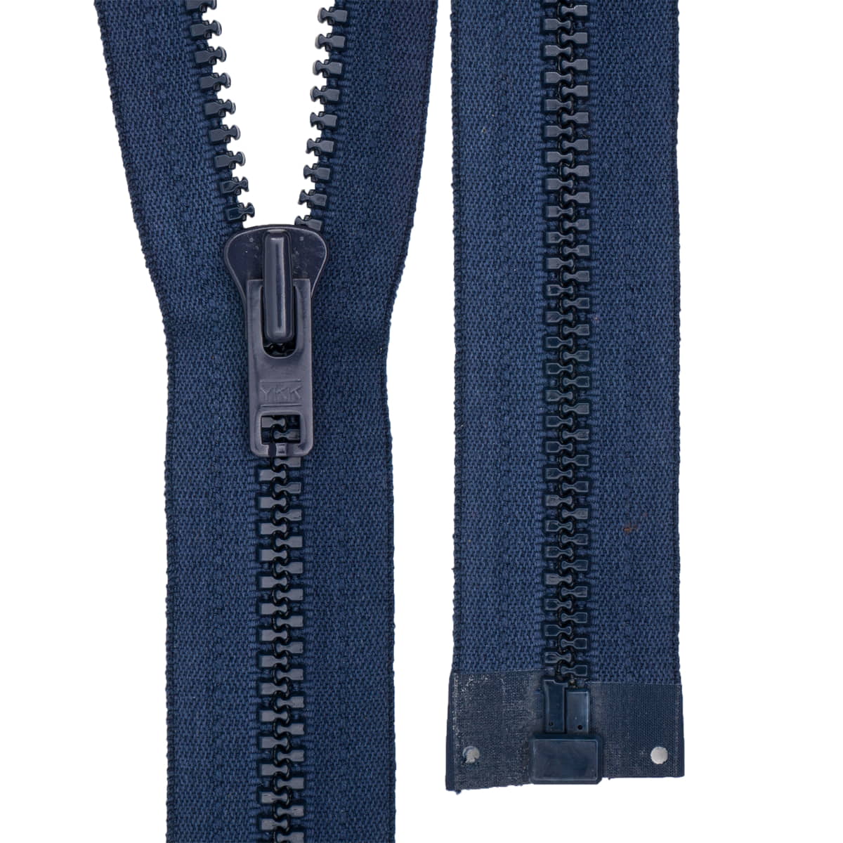 Rits deelbaar | YKK | bloktand 8 | 40 cm | 058 donkerblauw Deelbare Rits YKK - D - 8 - 40 - CM - 058 - DONKERBLAUW