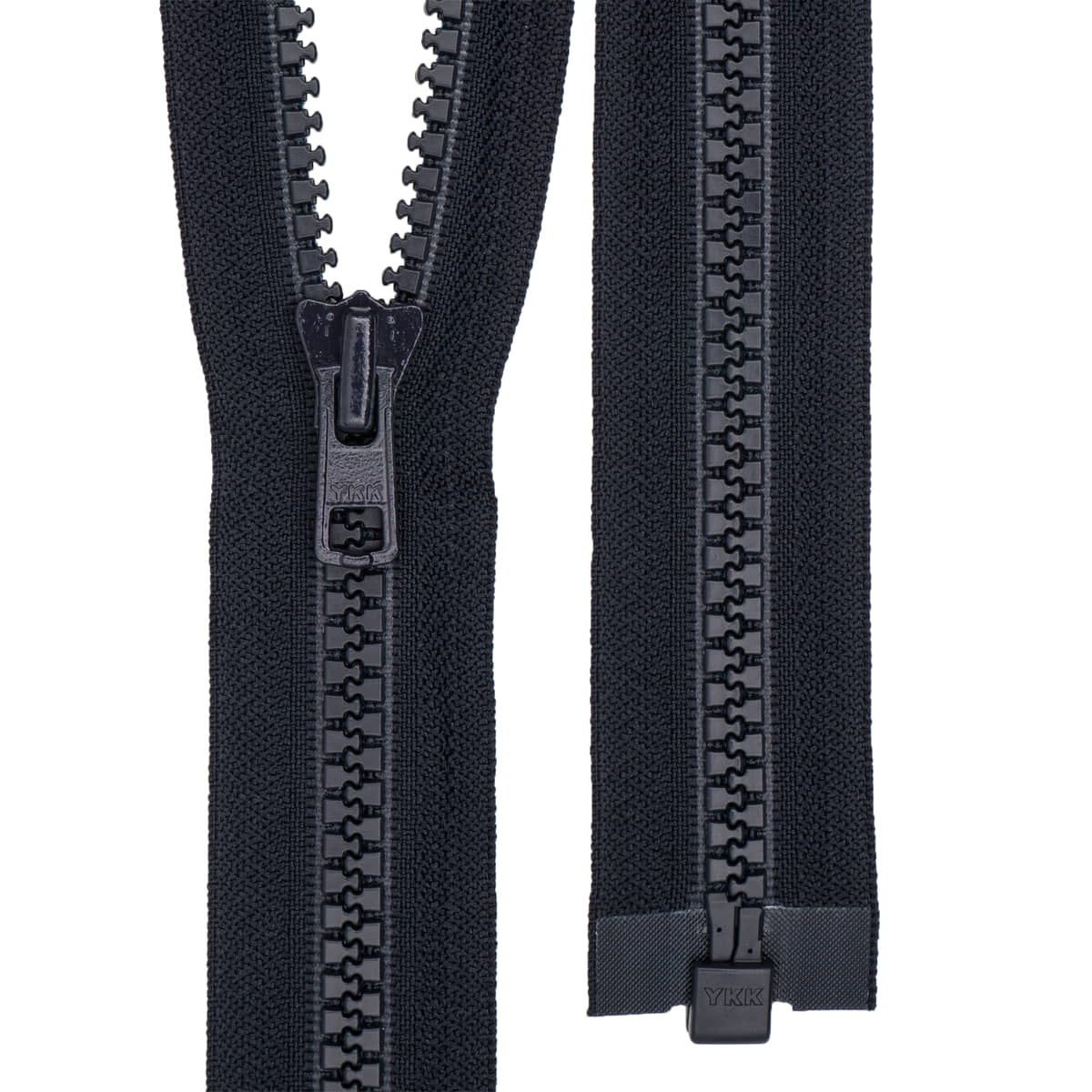Rits deelbaar | YKK | bloktand 8 | 60 cm | 071 extra donkerblauw Deelbare Rits YKK - D - 8 - 60 - CM - 071 - EXTRA - DBLAUW