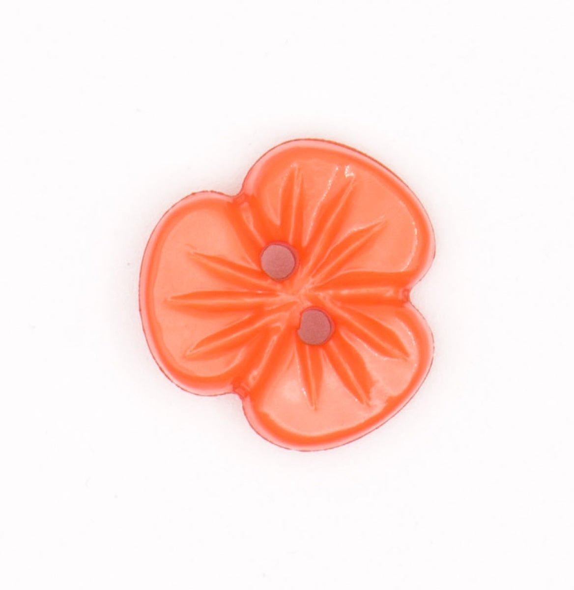 Rode Bloemvormige Knoop 14x16 mm Knopen KNP00068