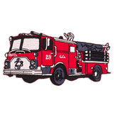 Rode Brandweerwagen Strijk Applicatie Applicatie 22156 - 1SB