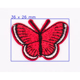 Rode Vlinder Strijkapplicatie Applicatie HKM45594 - 1SB