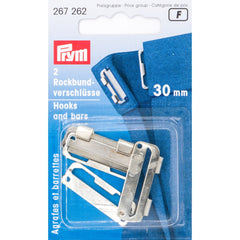 Rokhaken Prym zilver 30mm 2 stuks 267262 Sluiting PRY267262 4002272672622