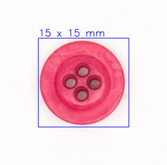Roze Basis Knoop 15x15mm Knopen KNP00106