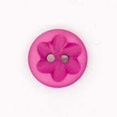 Roze Bloemvormige Knoop 15mm Knopen KNP00125