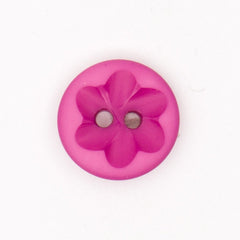 Roze Bloemvormige Knoop 15mm Knopen KNP00125