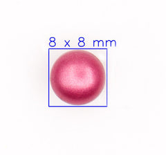 Roze Bolle Knoop 8x8mm Knopen KNP00052