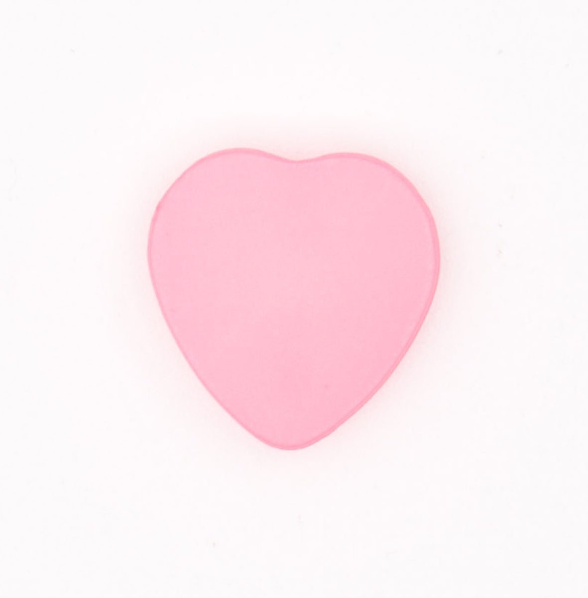 Roze Hartvormige Knoop 13x14mm Knopen KNP00019