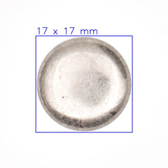 Rustieke Bolvormige Metalen Knoop 18x17 mm Knopen KNP00133