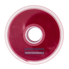 Satijn Lint knal rood 38 mm - Aanbieding rol 25 meter Satijn Lint SL - 38MM - 204 - KNAL - ROOD - ROL - 25M