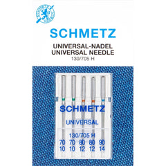 Schmetz 70 80 90 universeel naaimachine naalden Naaimachine naalden SCHMETZ - UNIVERSAL - 70 - 80 - 90 4006589000529