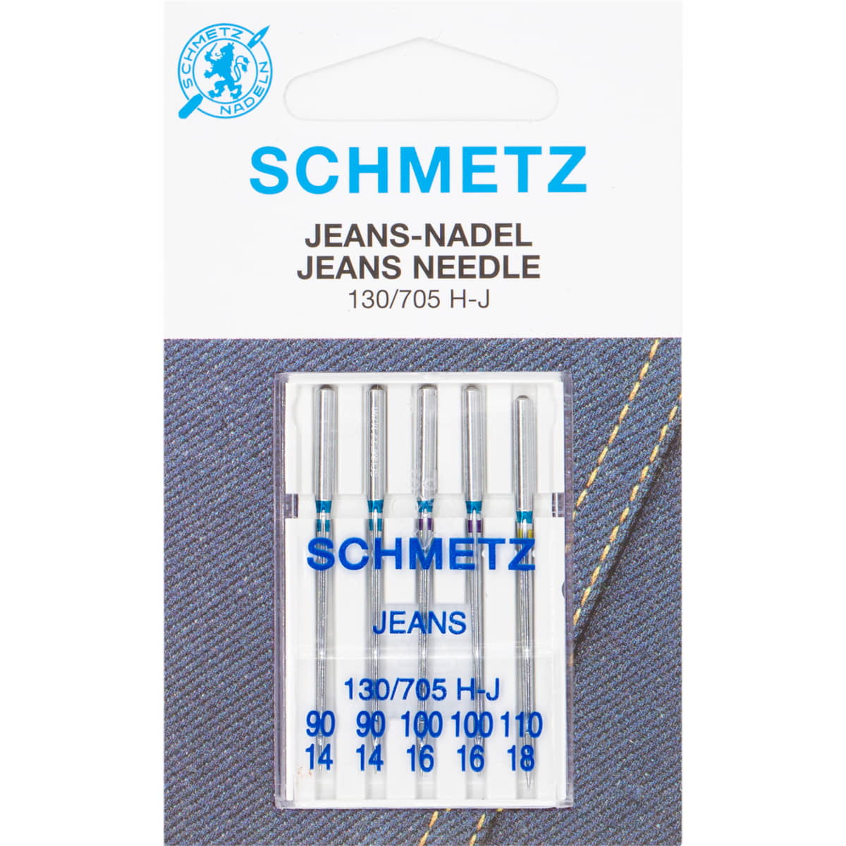 Schmetz Jeans Assorti 90 100 110 naaimachine naalden Naaimachine naalden SCHMETZ - JEANS - ASSORTI - 90 - 110 4006589002080