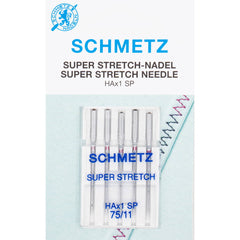 Schmetz Super Stretch 75 naaimachine naalden Naaimachine naalden SCHMETZ - SUPER - STRETCH - 75 4006589001571