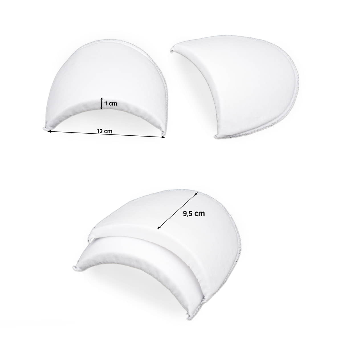 Schoudervullingen klein recht model - 1 cm dik - wit - paar Schoudervullingen SCHOUDERVULLING - 12 - 1 - WIT 4009027101604