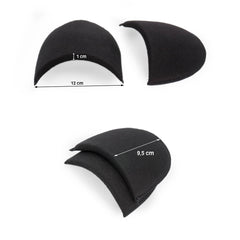 Schoudervullingen klein recht model - 1 cm dik - zwart - paar Schoudervullingen SCHOUDERVULLING - 12 - 1 - ZWART