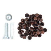 Siernieten rood brons 9mm inclusief gereedschap 24 stuks Siernieten SRN00004