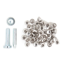 Siernieten zilver 9mm inclusief gereedschap 24 stuks Siernieten SRN00002