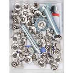 Siernieten zilver 9mm inclusief gereedschap 24 stuks Siernieten SRN00002