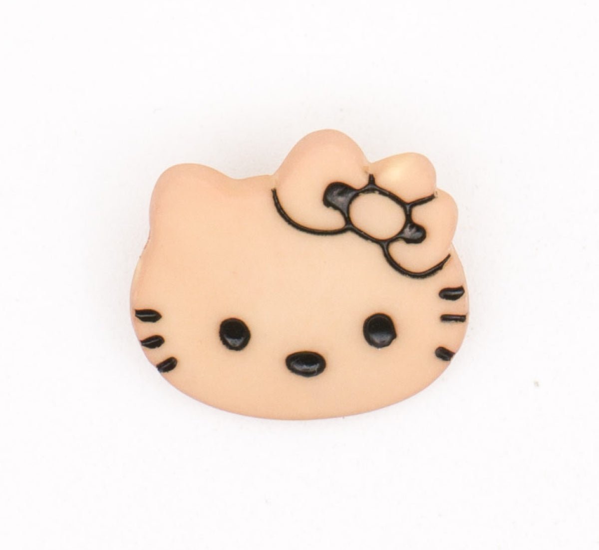 Speelse Kattenontwerp Knoop - Beige Knopen KNP00001