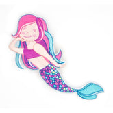 Speelse Zeemeermin Strijk Applicatie Applicatie HKM - 45473