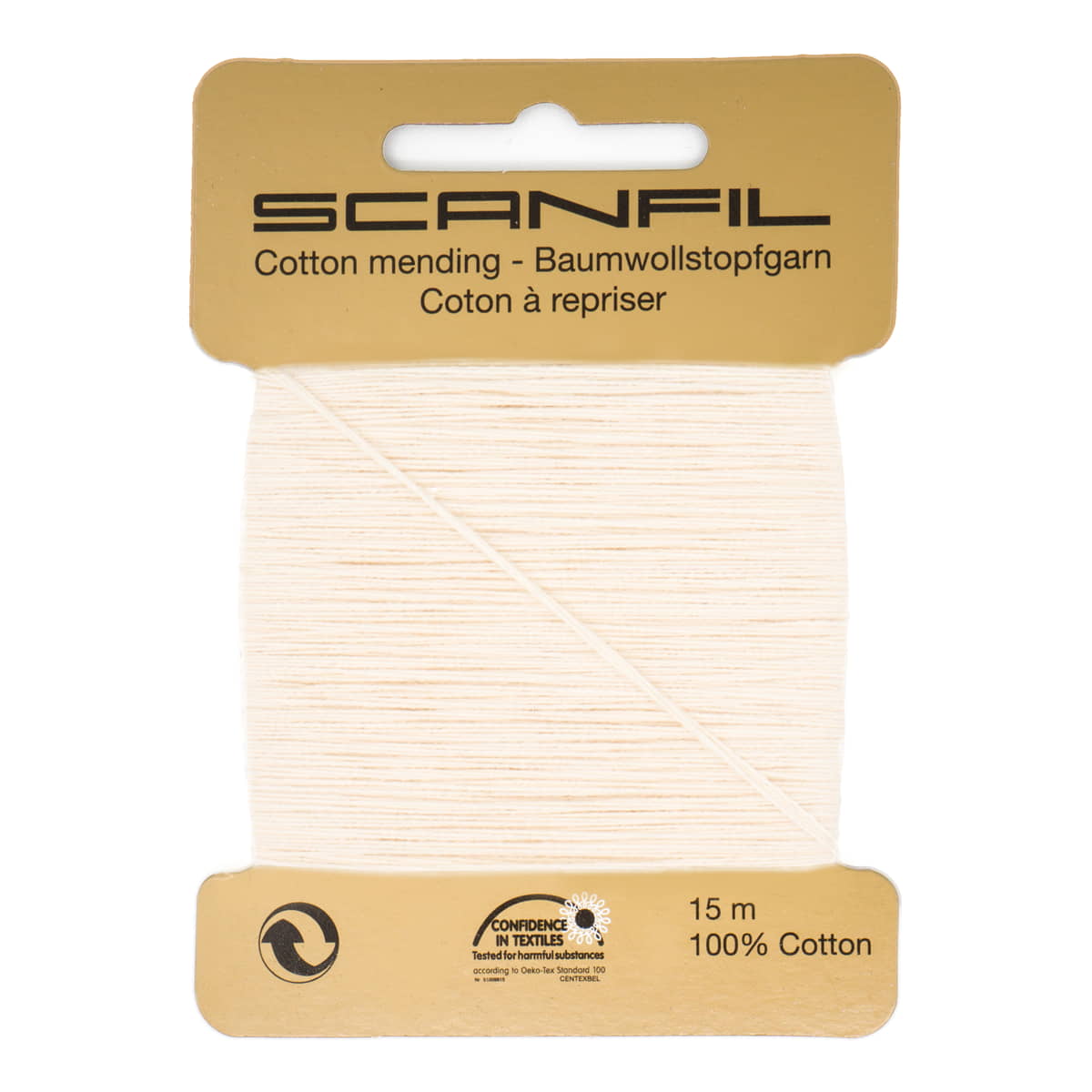 Stopkatoen Scanfil | 001 gebroken wit Stopwol SCANFIL - KATOEN - 001 - GEBROKEN WIT