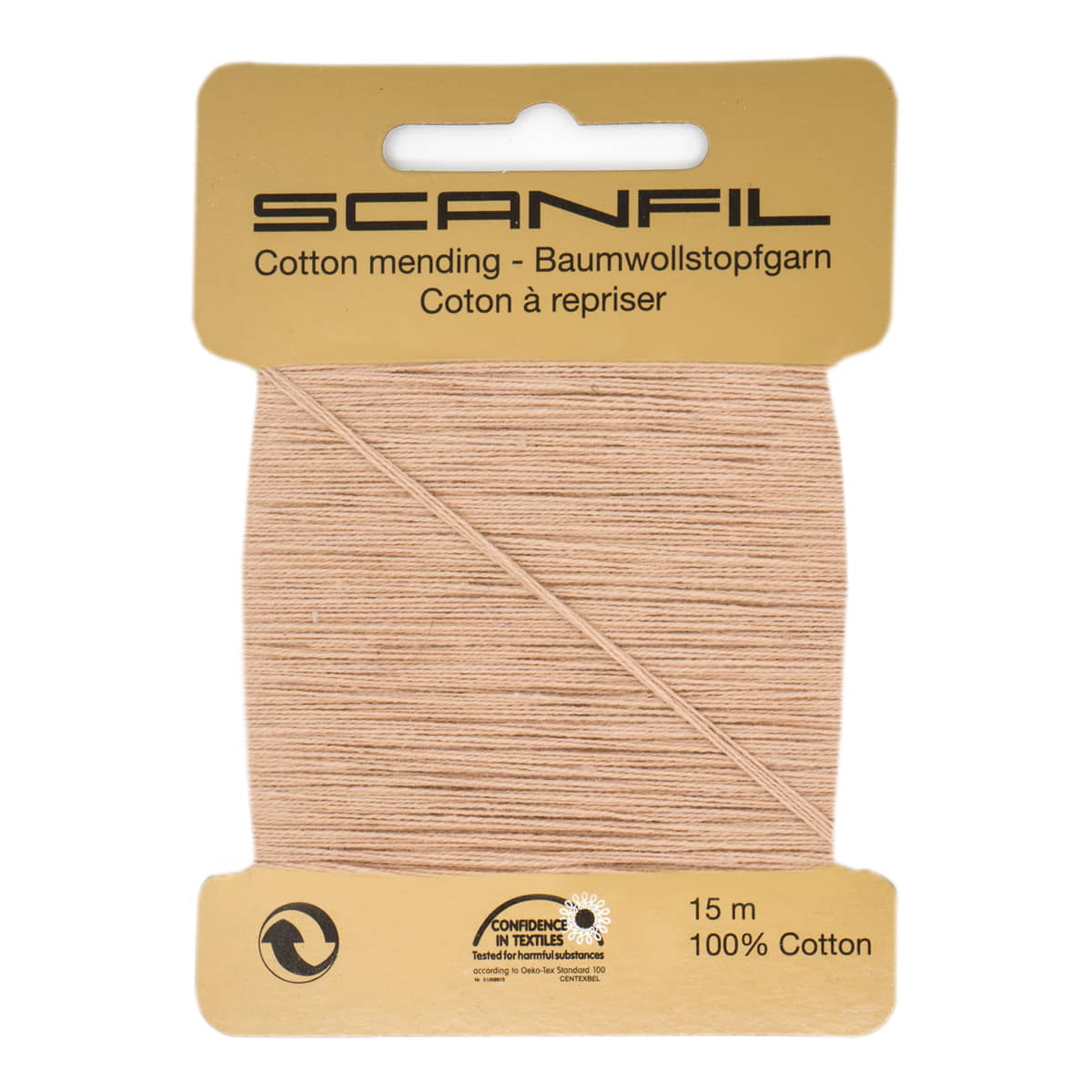 Stopkatoen Scanfil | 041 beige Stopwol SCANFIL - KATOEN - 041 - BEIGE 8712102761414