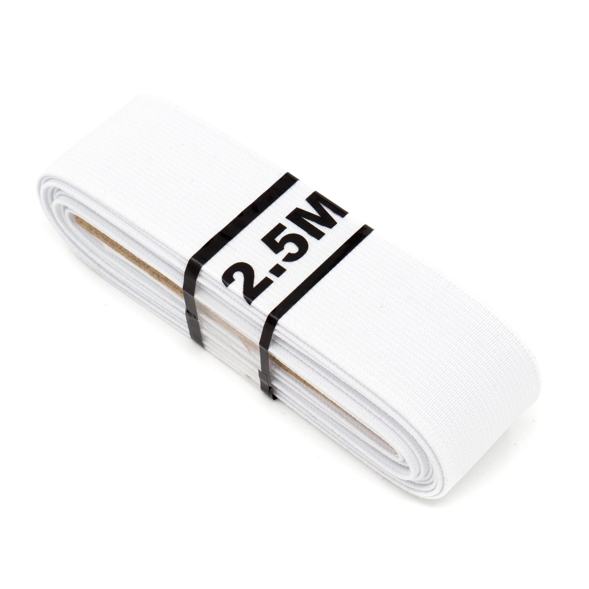 Taille elastiek stevig 3 cm wit | bosje 2,5 meter Elastiek TAILLE - ELASTIEK - STEVIG - 3CM - WIT