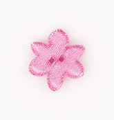 Textuurrijke Roze Bloem Knoop 13x15mm Knopen KNP00039