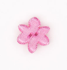Textuurrijke Roze Bloem Knoop 13x15mm Knopen KNP00039