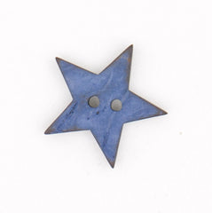 Unieke Textuur Blauwe Ster Knoop Knopen KNP00003