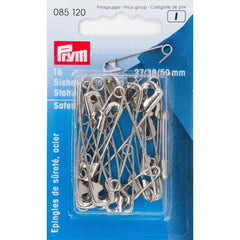 Veiligheidsspelden zilver Prym 27 - 38 - 50mm 18stuks 085120 Veiligheidsspelden PRM085120 4002270851203
