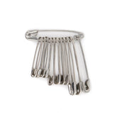 Veiligheidsspelden zilver 30 36 45mm 12 stuks Veiligheidsspelden VSD00007