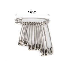 Veiligheidsspelden zilver 30 36 45mm 12 stuks Veiligheidsspelden VSD00007