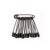 Veiligheidsspelden zwart 38 mm - 12 stuks Veiligheidsspelden VEILIGHEIDSSPELDEN - ZWART - 38MM - 12ST