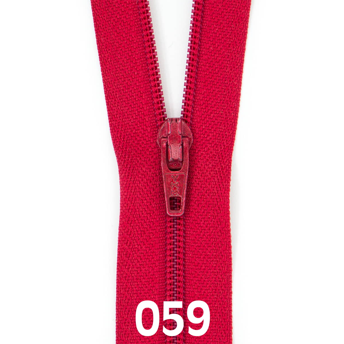 Rok rits | 15 cm | YKK | 059 donker rood Rits ROK - RITS - YKK - 15 - 059 - DONKER ROOD