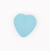 Zachte Blauwe Hartvormige Knoop 11x12mm Knopen KNP00025