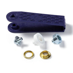 Zeilringen Prym messing goud 8mm 24 stuks met stempels Zeilringen - Nestelringen PRYM - 541375 4002275413758
