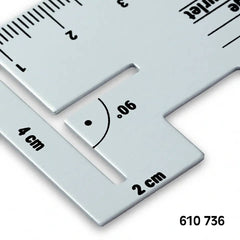 Zoommaat liniaal | aluminium | Prym 610736 Liniaal PRYM610736 4002276107366